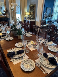 Breakfast table