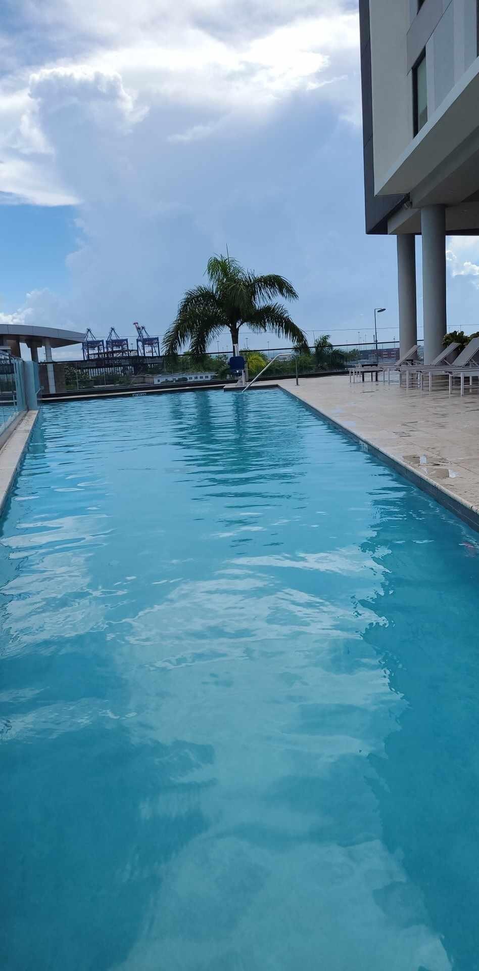 Pool side with view!