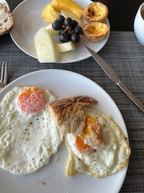 Breakfast is delicious! They make you eggs the way you like!