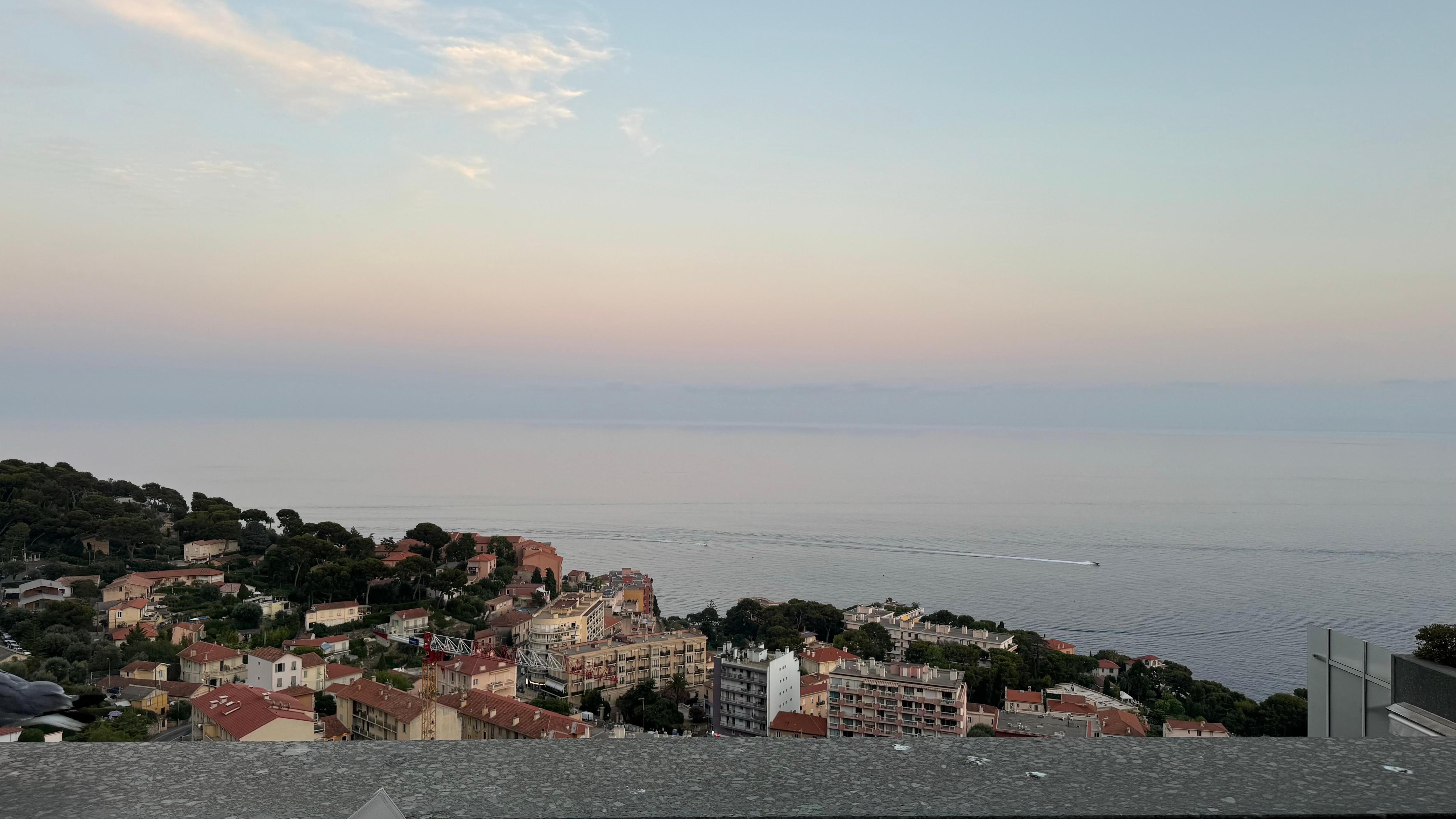 View from our room balcony