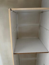 Cupboard inside wardrobe
