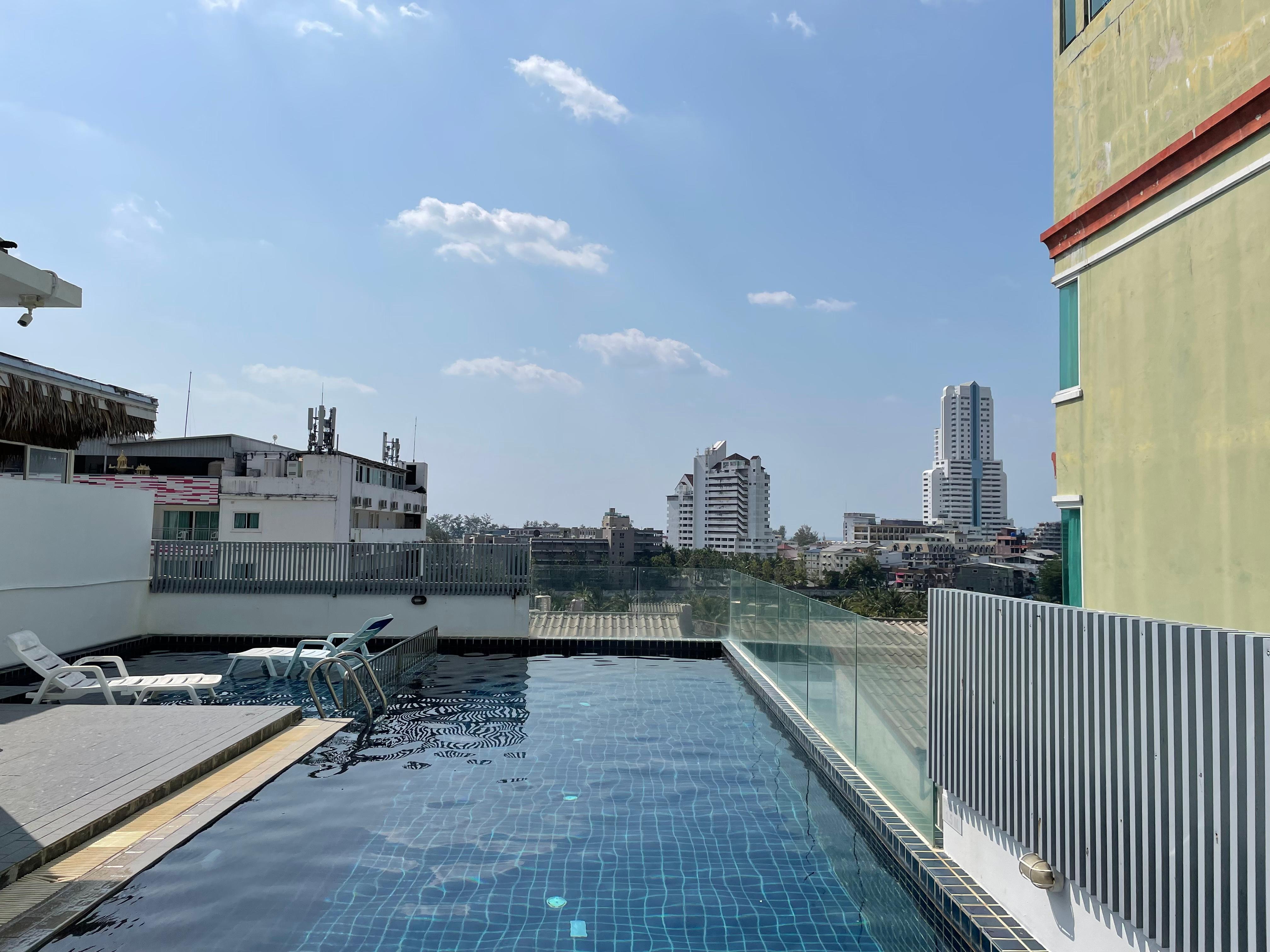 Pool on the roof all to myself