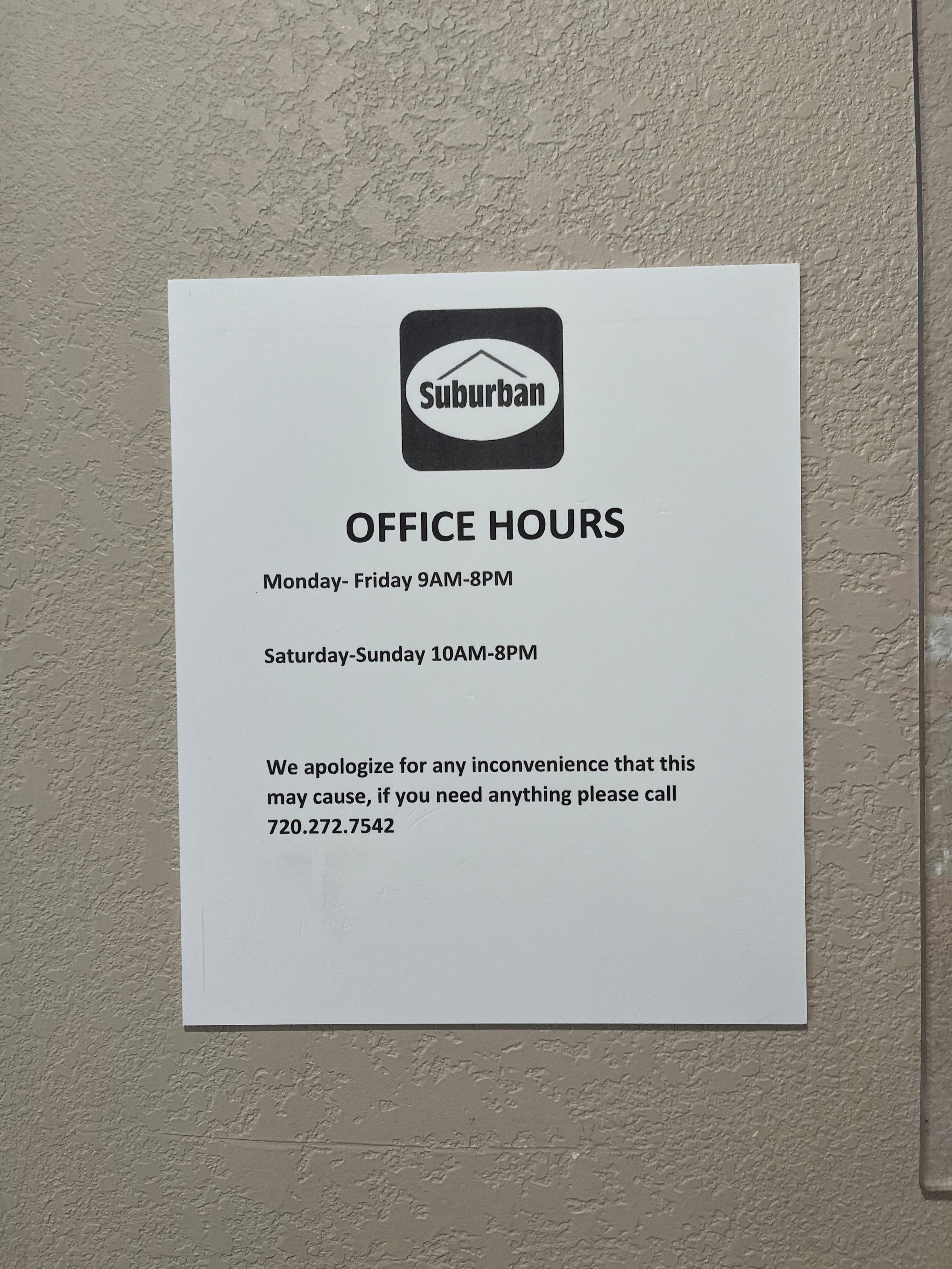 These are the supposed hours for front desk but this morning at 12noon no one had shown up nor would answer the phone listed.