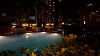 View of rooftop pool