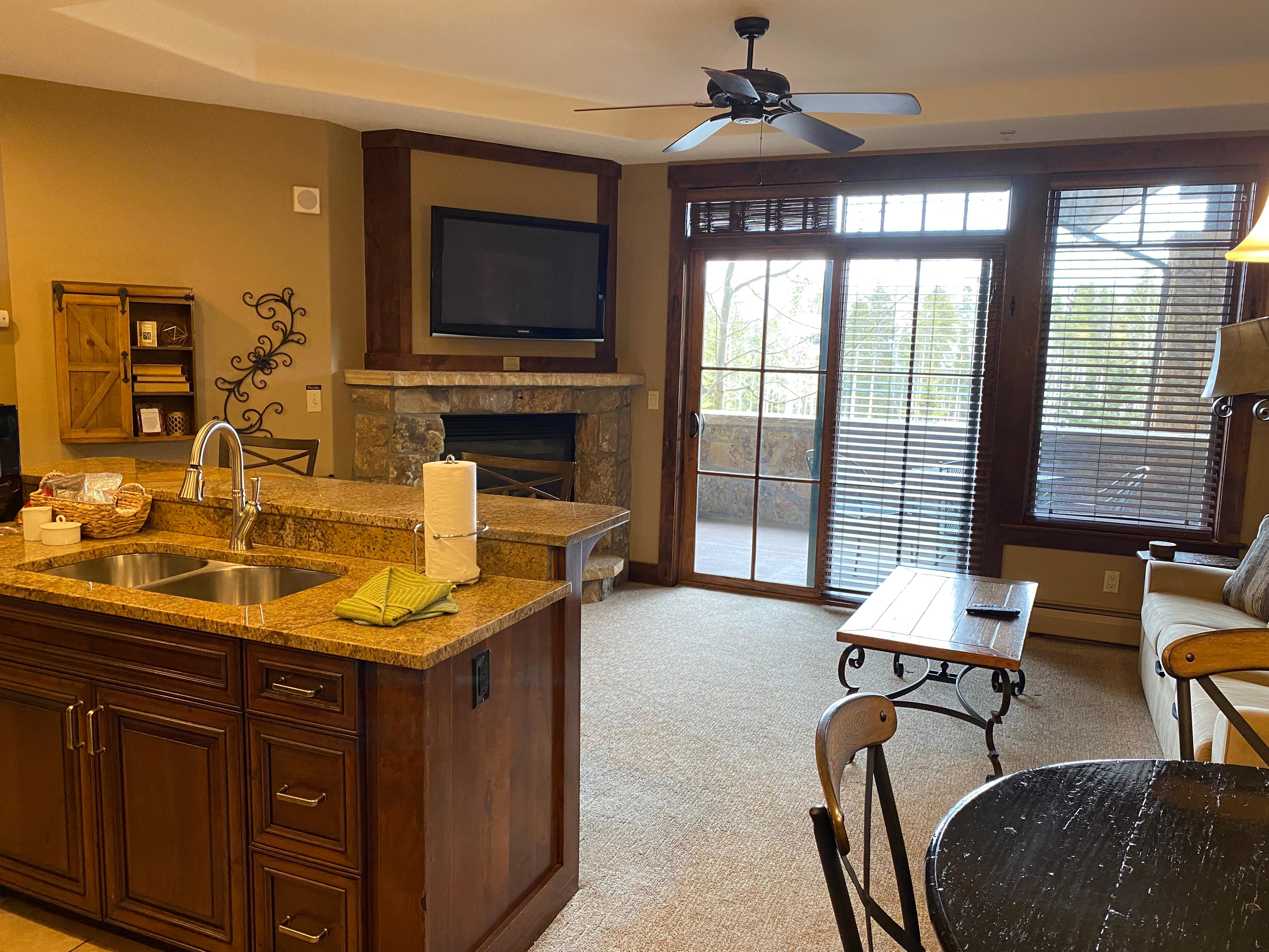 Living room kitchen