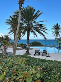 View from our room, patio