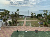 View from Waters Edge Hotel dining room.