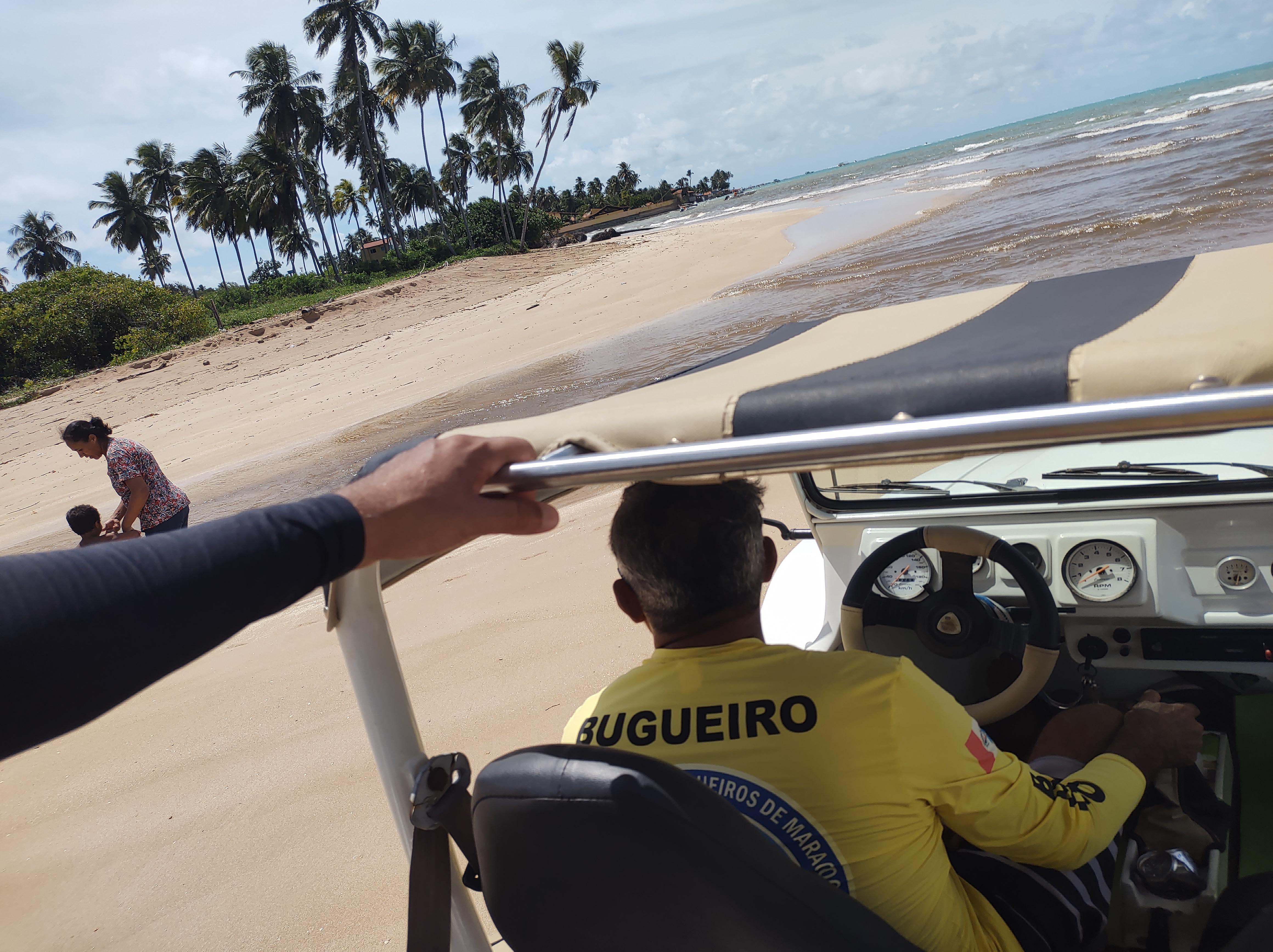 Passeio de bugre maravilhoso acertado na pousada.