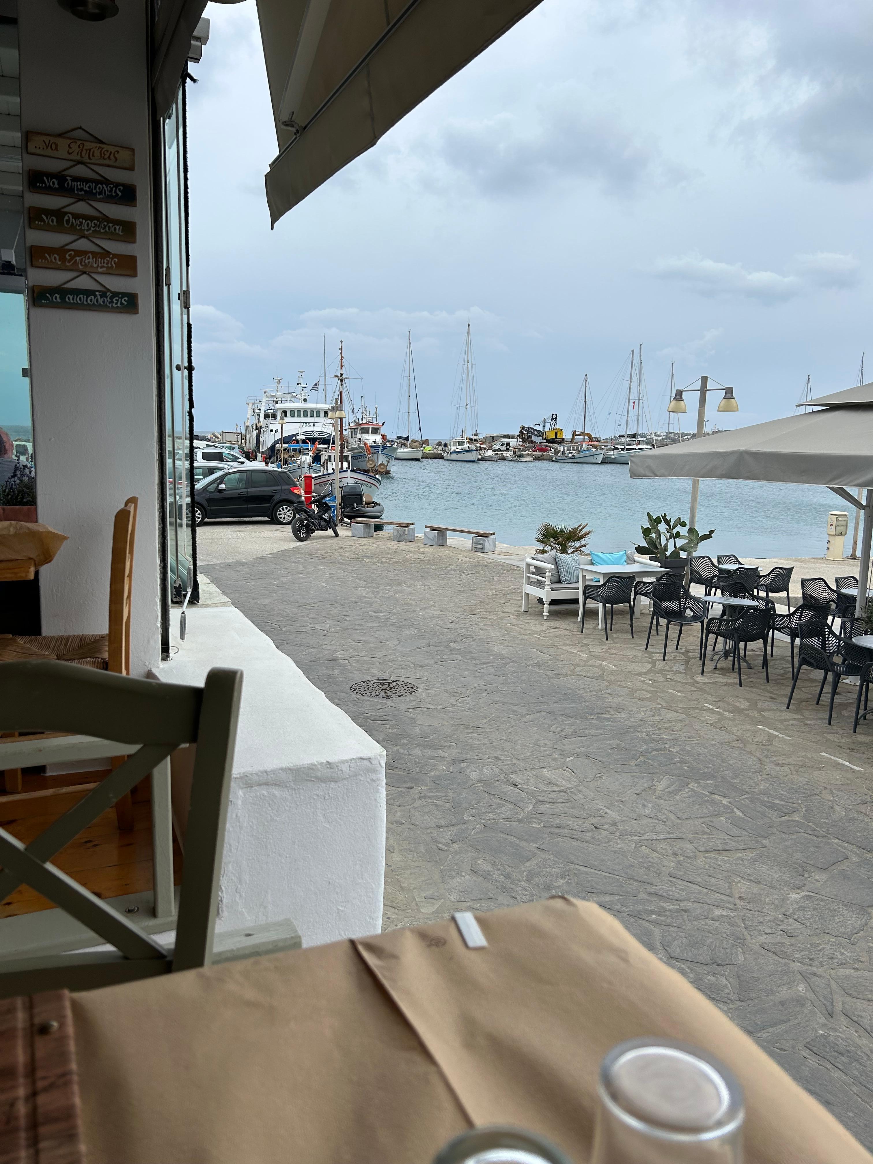 Many restaurants around the Paros Island