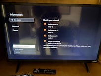 No internet and no TV service