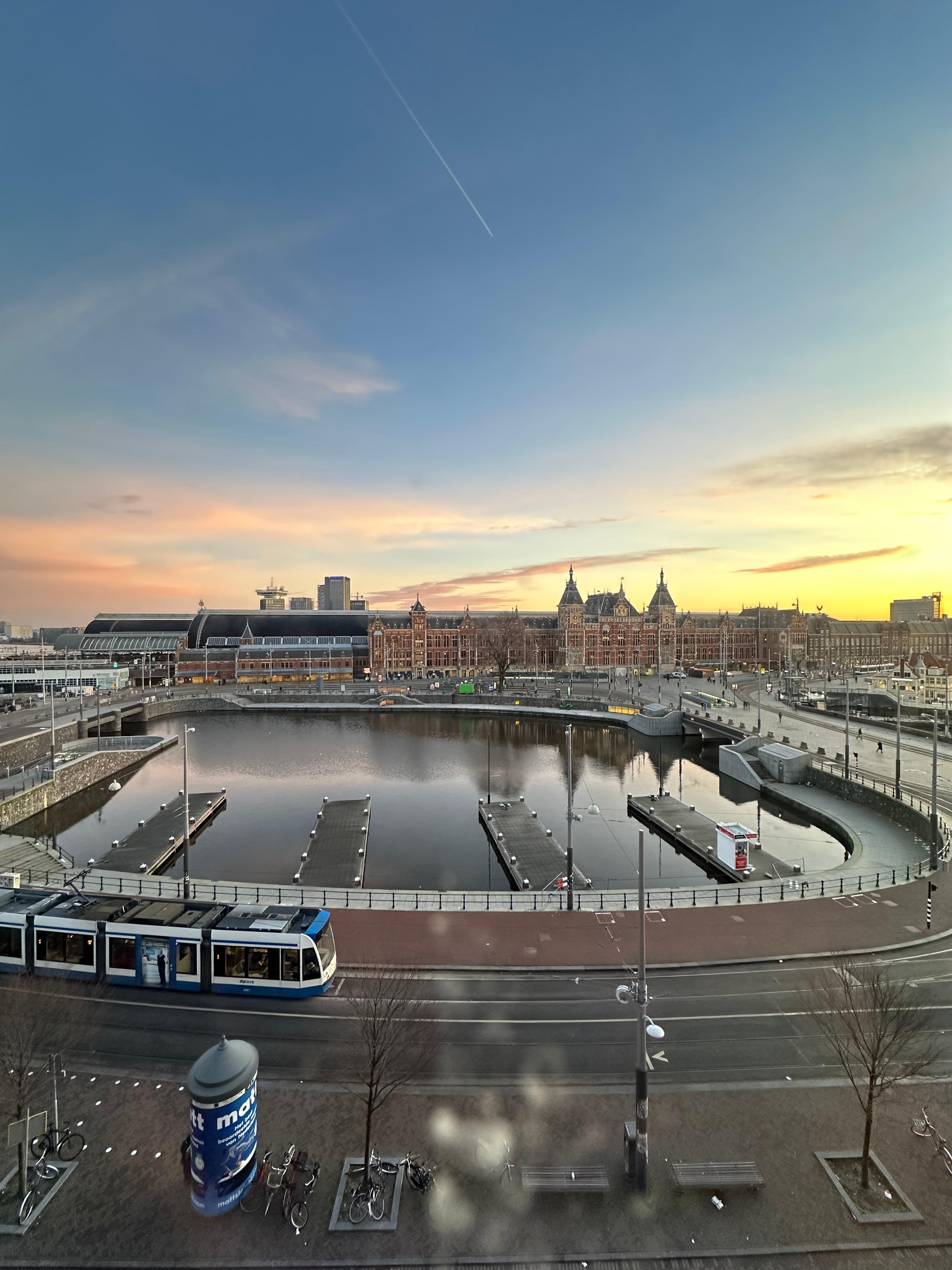 Sunrise from our room 