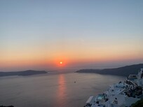 Sunset from apartment.