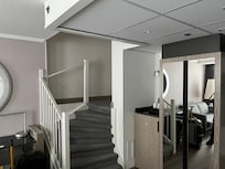 Recht gefährlich die Treppe!