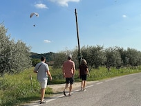 2 min fra landing for hanggliding og paragliding