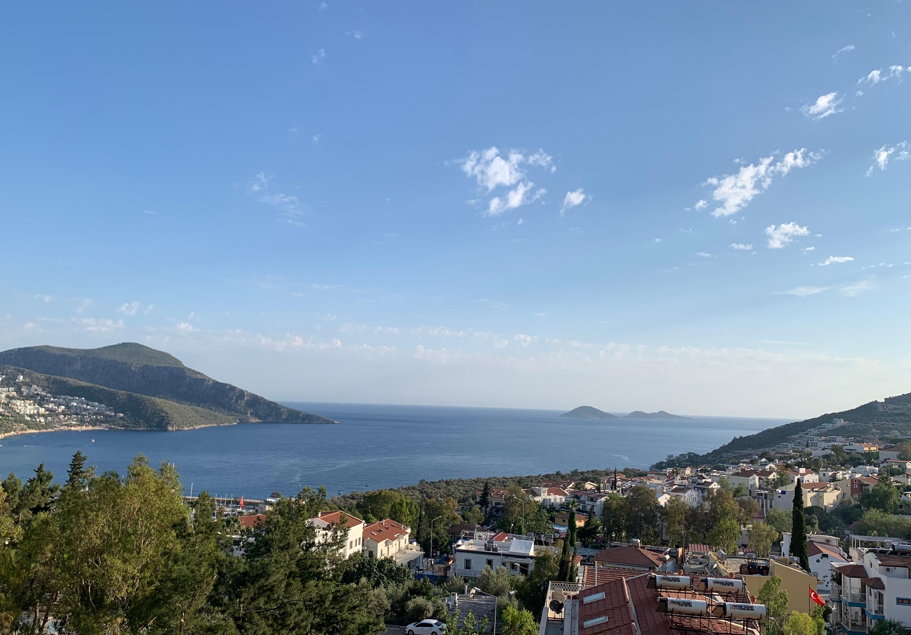 The view from its terrace 