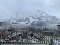 Blick aus dem Frühstücksraum