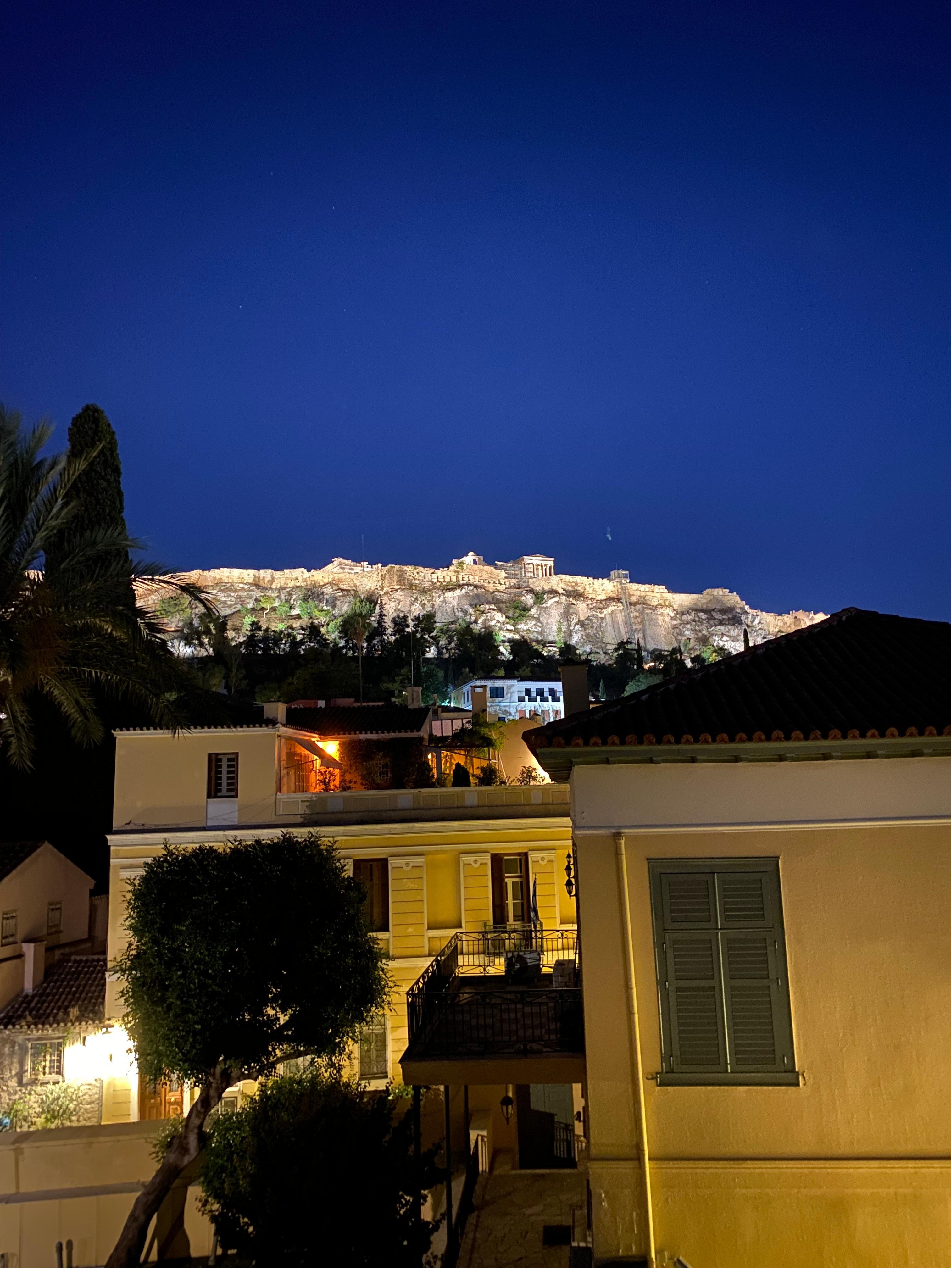 View from the rooftop terrace