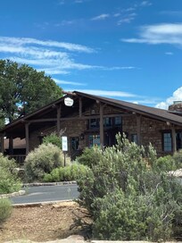The lodge reception and dining