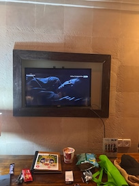 Tv number 3 and not even fitted properly.