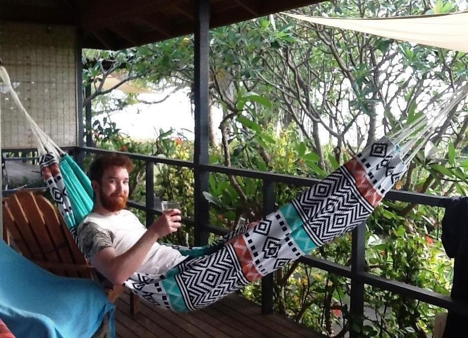 The hammock got plenty of use