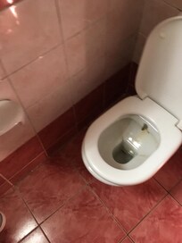 Wc vecchissimo e sporco