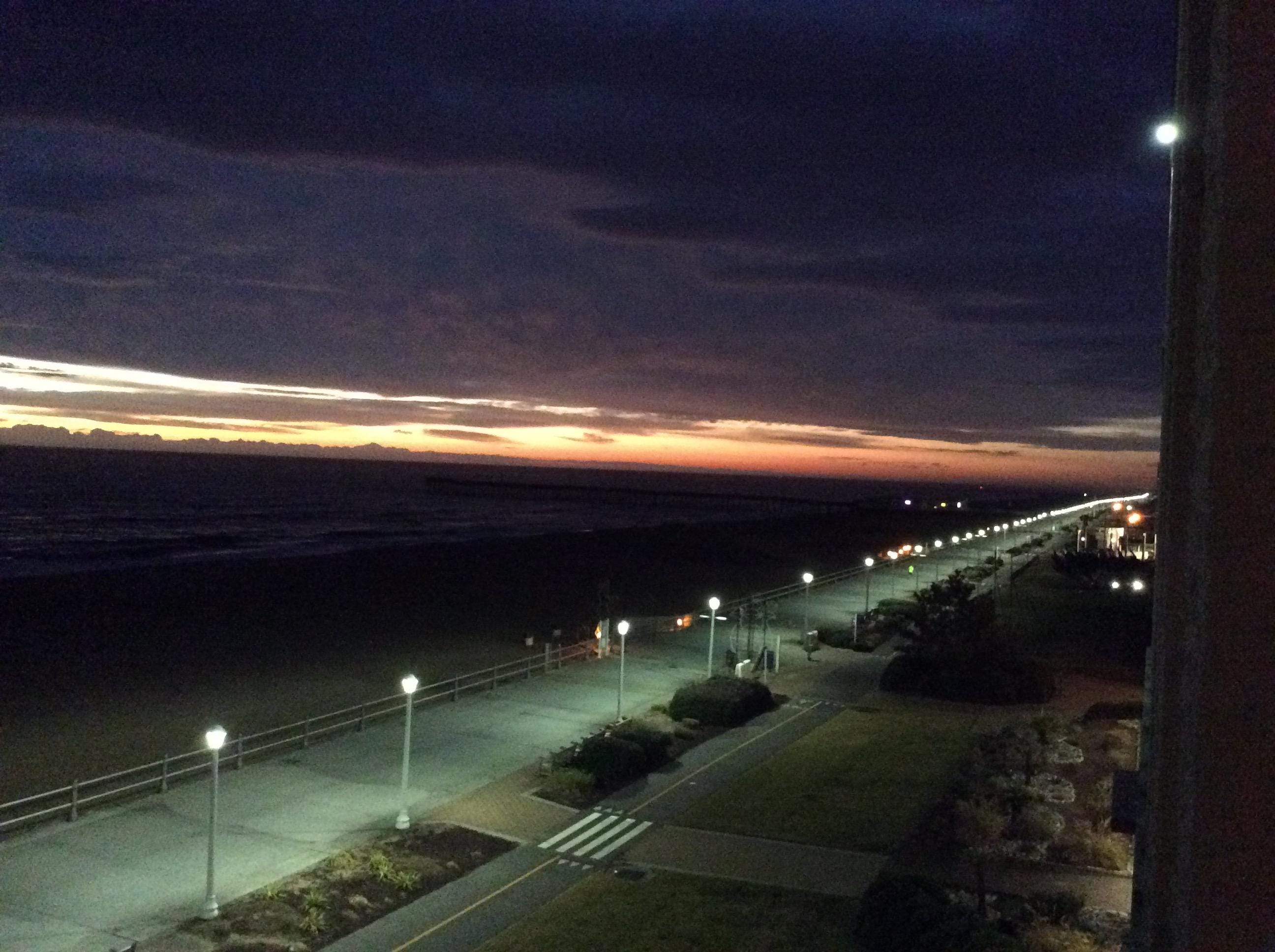 Nightfall from room.