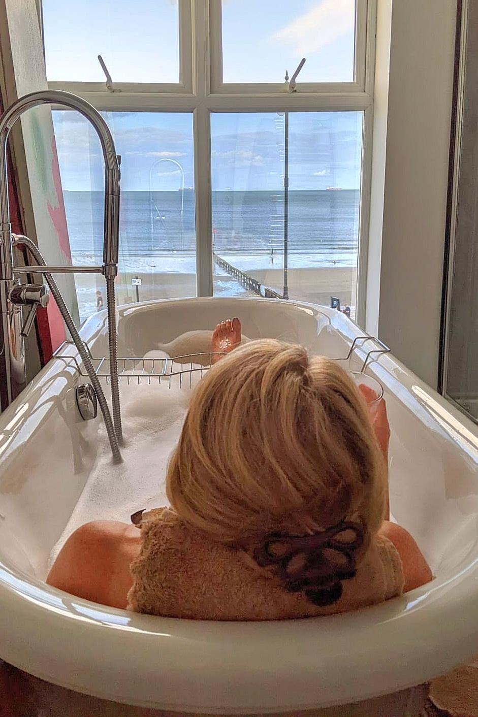 Bath with a view!