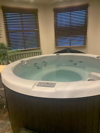 Lovely big hot tub , private only for residents