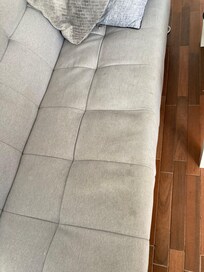 Skitten sofa og dårlig fjæring