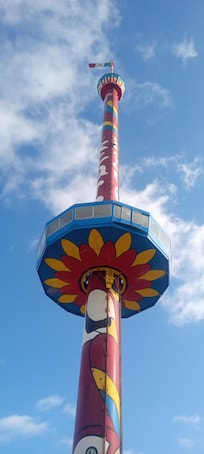 Cancun Tower at Xcaret Embarcadero across the street