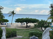 View from the lobby at Jamaica Inn!