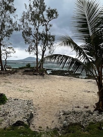 The beach