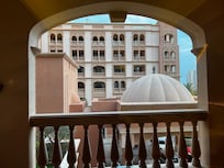 Das bekommt man wenn man ein Zimmer mit „View“ bucht