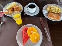 Breakfast was great. Some of what I selected from the buffet