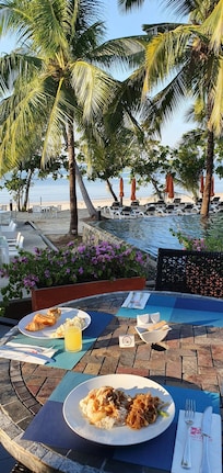Ausblick vom Frühstücksrestaurant