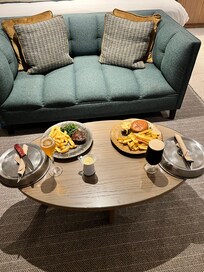 Room service on a whole next level! Delicious Food!