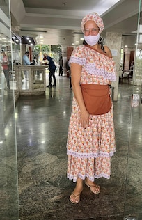 The beautiful breakfast lady