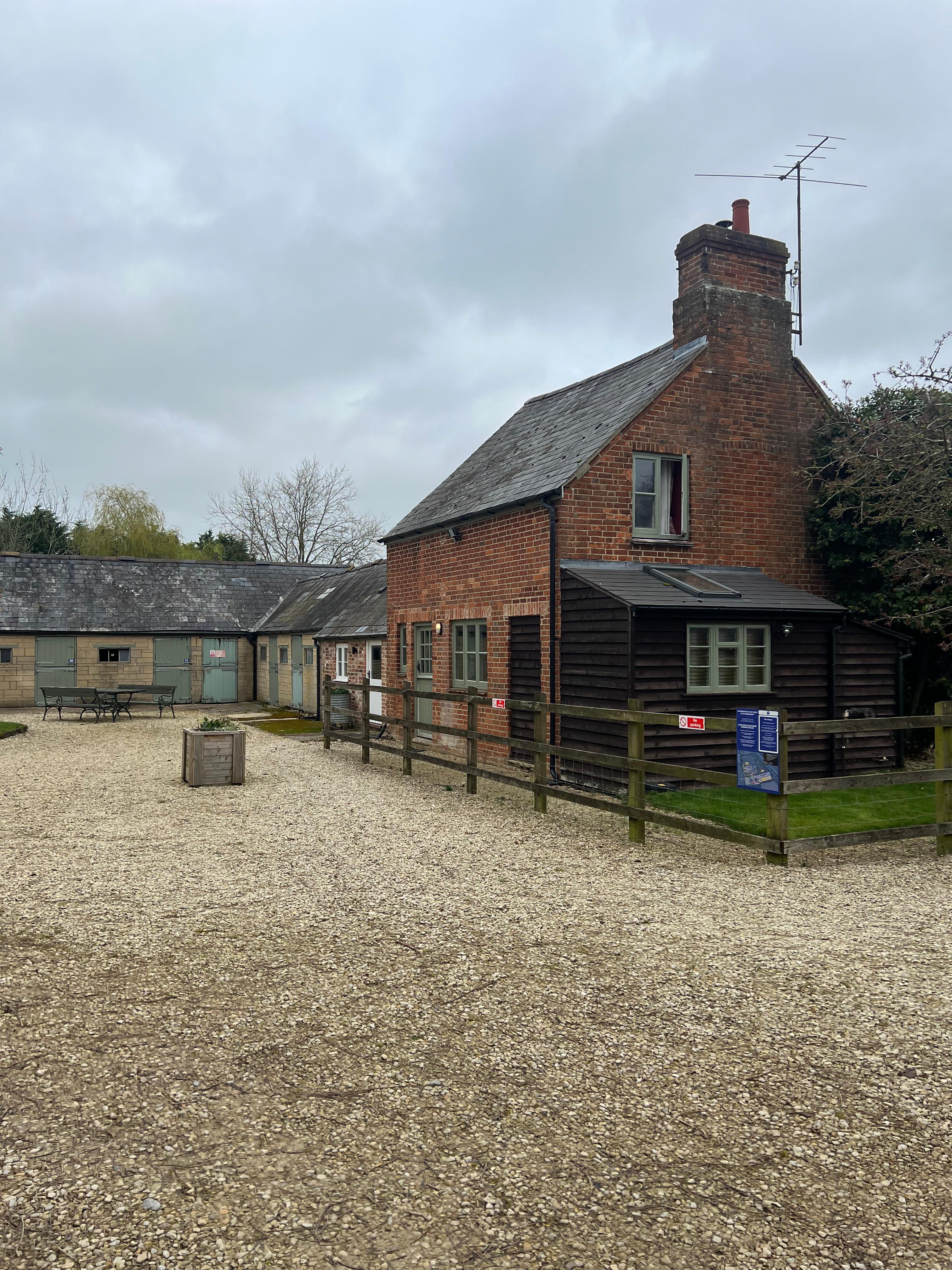 Cottage- 2 upstairs rooms, one large downstairs and a new 2nd downstairs with small garden