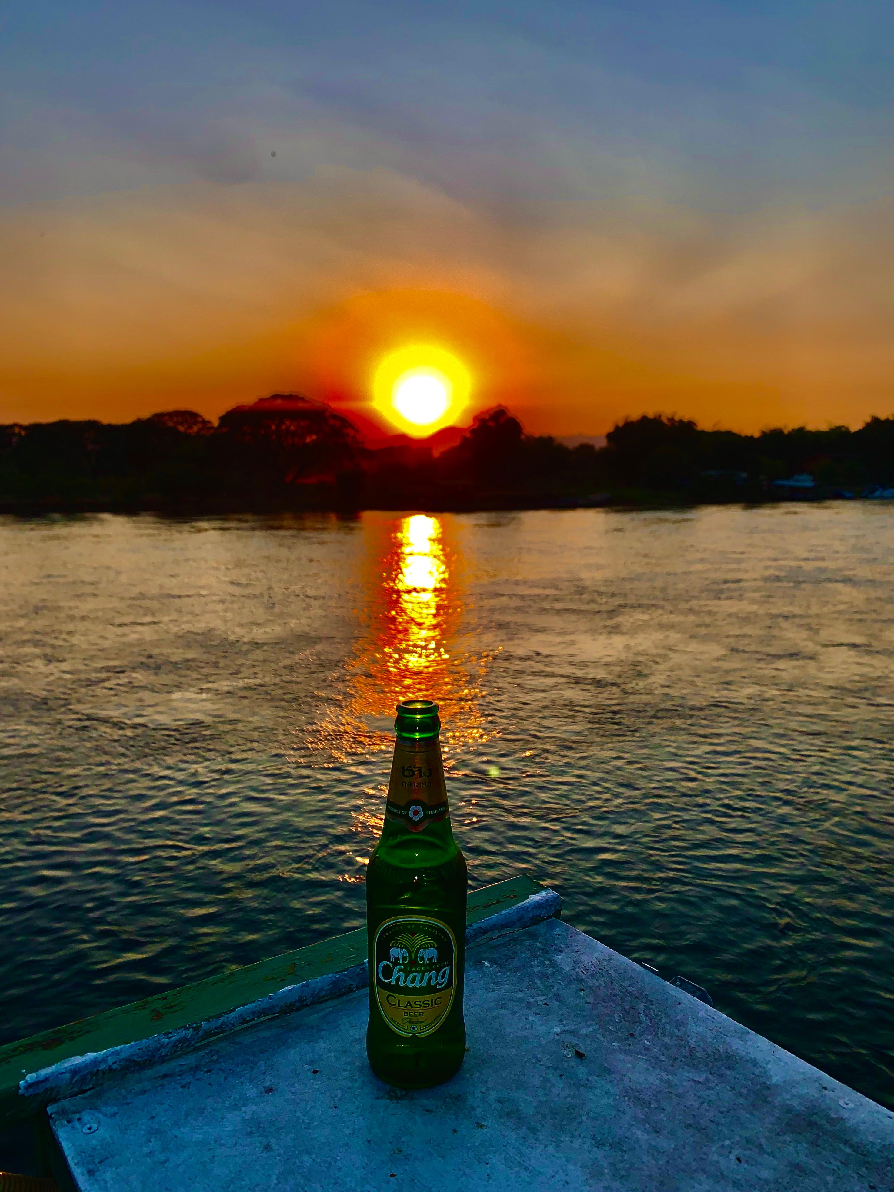 Top deck sunset view