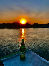 Top deck sunset view