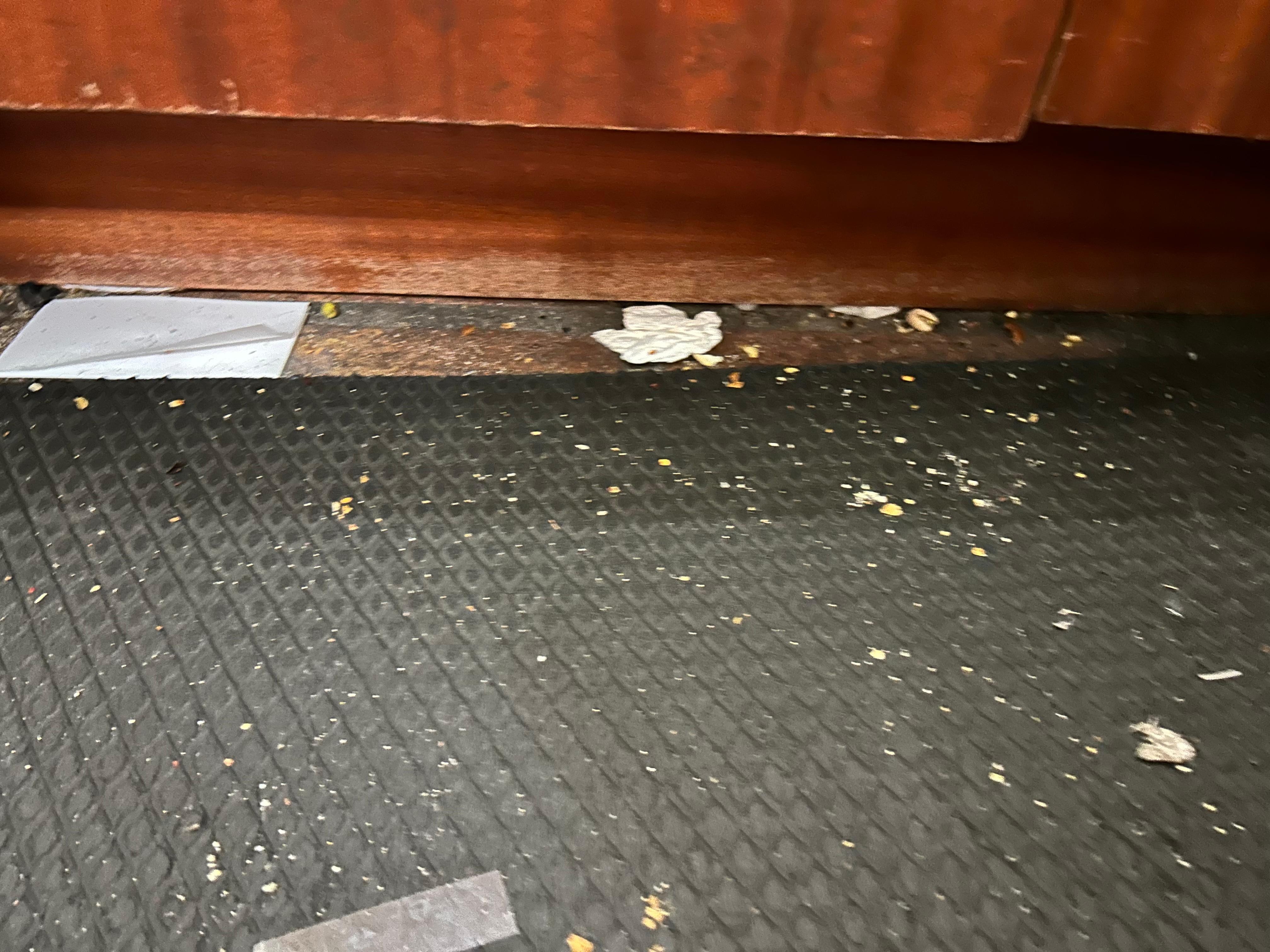 Gulvet i resepsjonene, bak disken!!