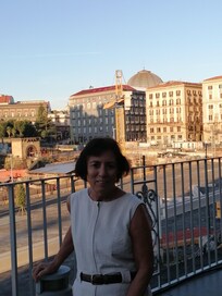 Vista a partir do restaurante do hotel