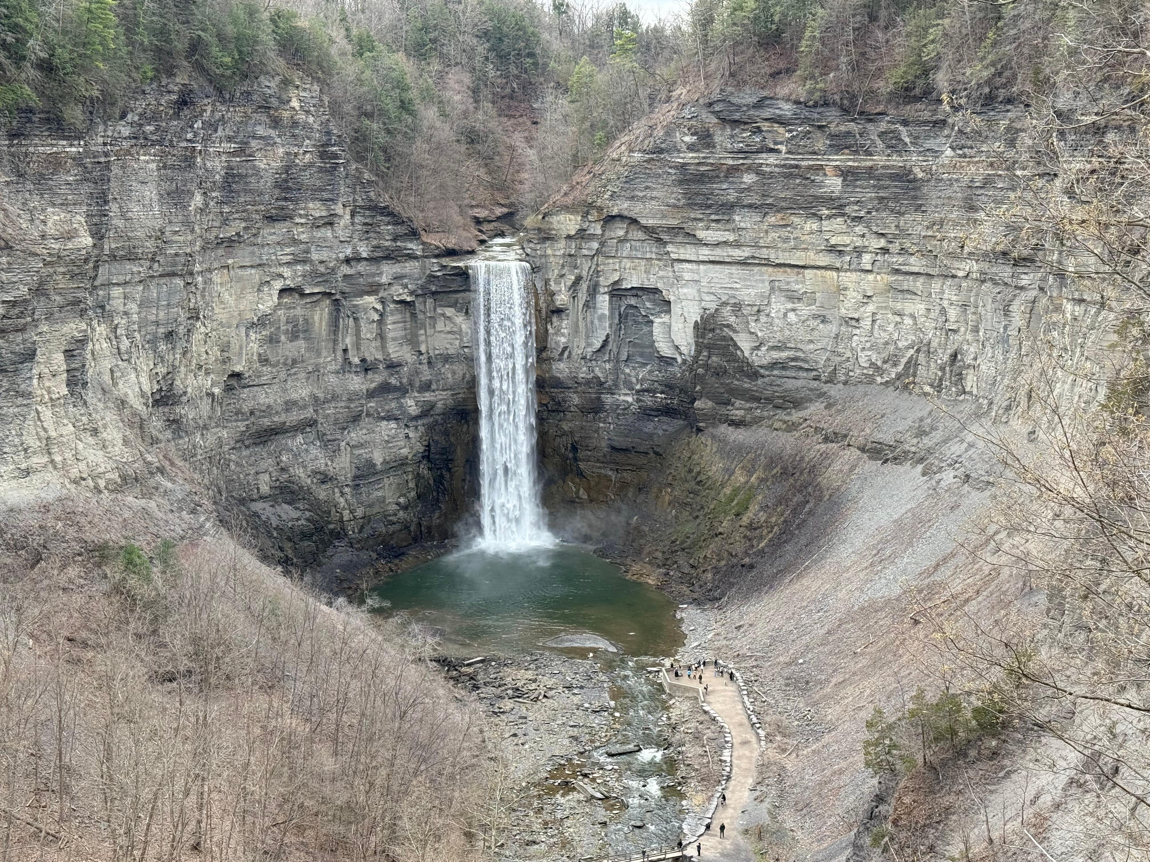 Waterfall next to property, as seen from Northern overlook.