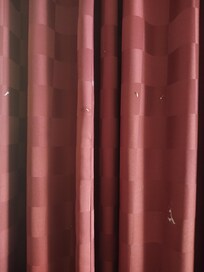 Boogers on the curtains