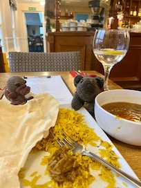 Delicious lamb korma for dinner