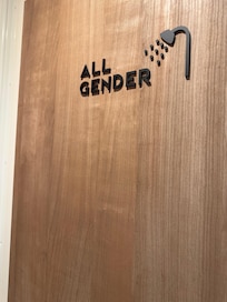 Two shared showers