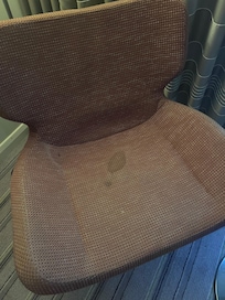Stain on chair in room