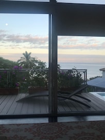 View from your bed in the master suite shipping container.