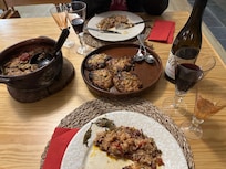 Jantar feito no forno