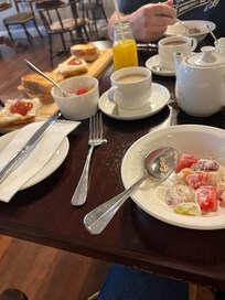The breakfast was just perfect, if you wanted more you could.